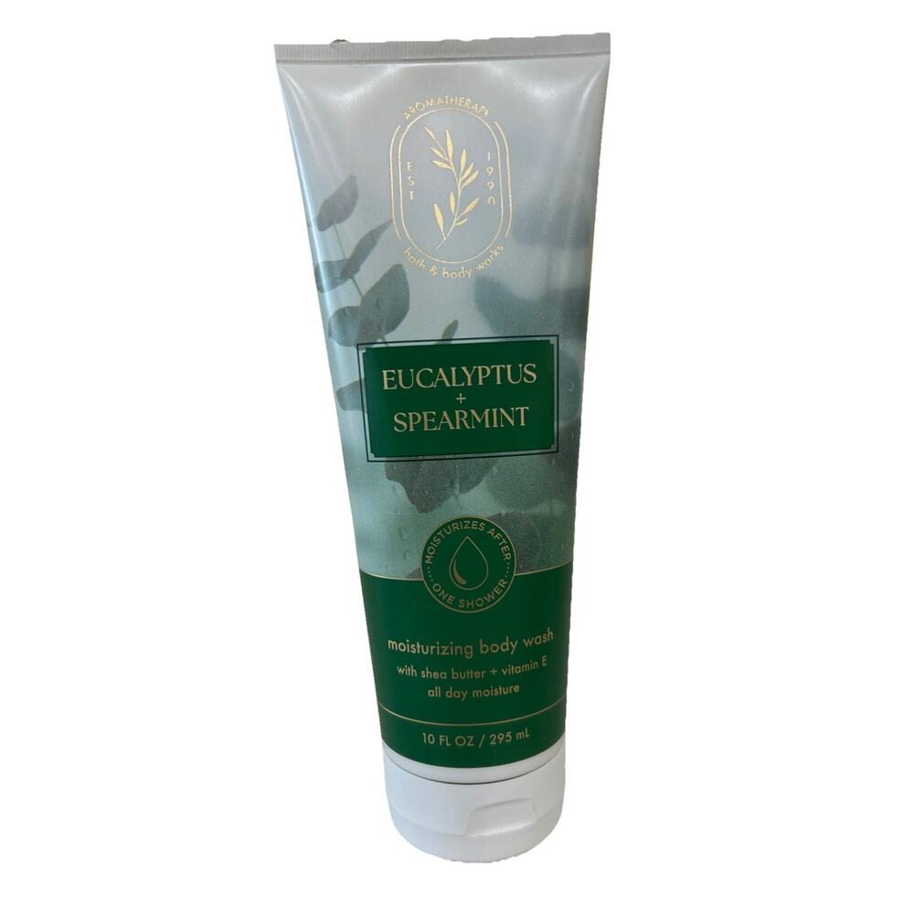 Bath and Body Works Eucalyptus & Spearmint Moisturizing Body Wash 10 Fl Oz NEW